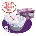 CareBag® Commode Liner with super absorbent pad. Box of 20 INV78317